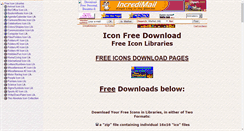 Desktop Screenshot of iconfreedownload.com